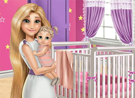 Гра Прикраса будинку для доньки Рапунцель