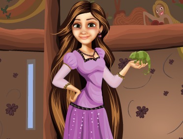 Гра Одевалка Рапунцель