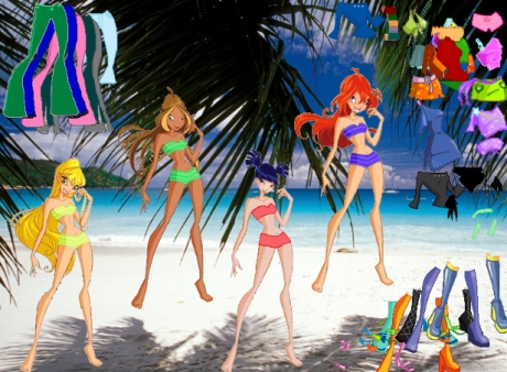 Гра Винкс Блумикс одевалка для дівчаток