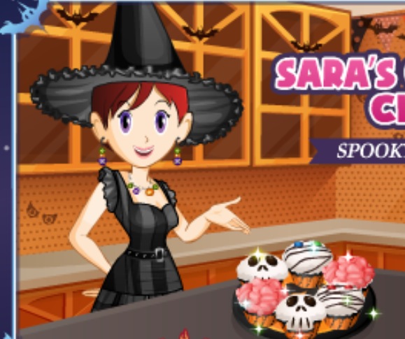 Гра Кухня Сари: готуємо кексики