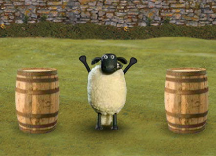 Гра Баранчик Шон: Хованки в бочках