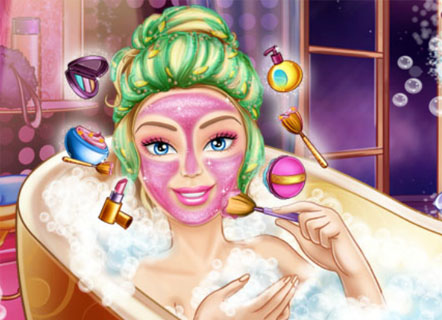 Гра Барбі приймає ванну