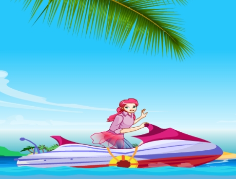 Гра Гонки Барбі для дівчаток