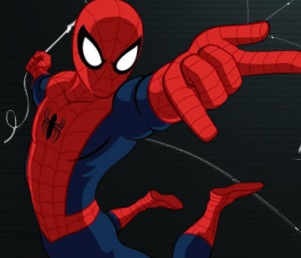 Гра Людина-Павук катається на мотоциклі