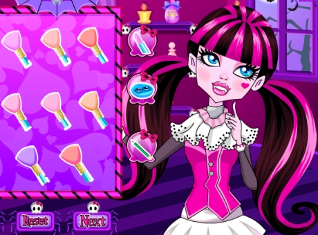 Гра Монстр Хай: макіяж для дівчаток - грати онлайн безкоштовно