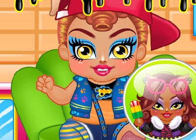 Гра Маленька Клодін з Монстр Хай