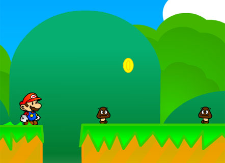 Гра Маріо в паперовому світі