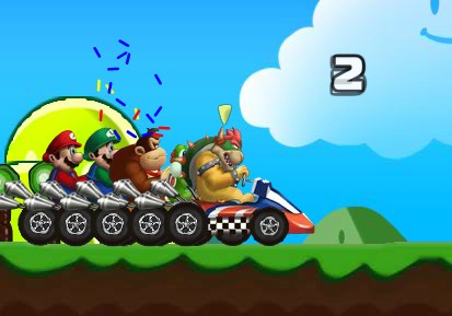 Гра Гонки Супер Маріо 2