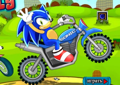 Гра Соник на мотоциклі