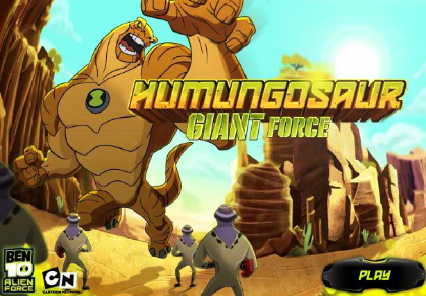 Гра Бен 10: гумунгазавр атакує