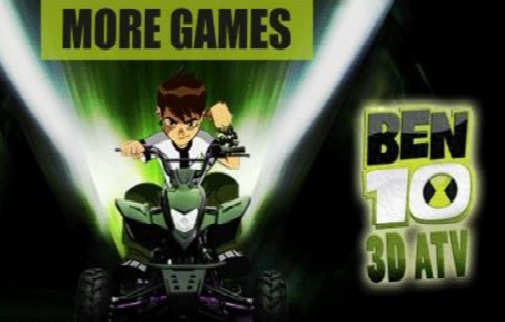 Гра Бен 10: ганяй на квадроциклах 3Д