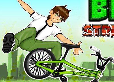 Гра Бен 10 на велосипеді