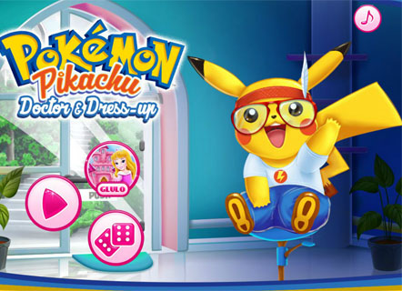 Гра Лікування і одевалка Пікачу