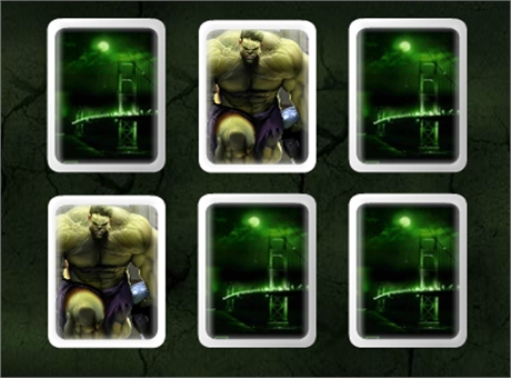 Гра Перевір пам'ять з Халком