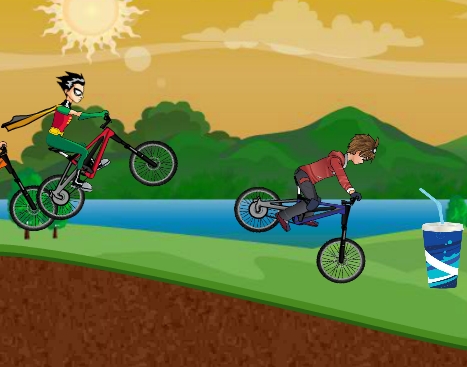 Гра Ден з «Бакуган» на велоперегонах