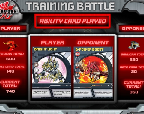 Гра Бакуган: тренувальні битви