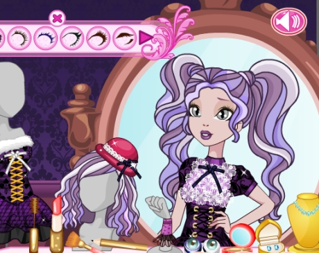 Гра Довгі вії Кіті Чешир з Евер Афтер Хай