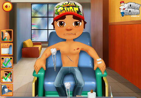 Гра Джейк з Сабвей Серф на операції