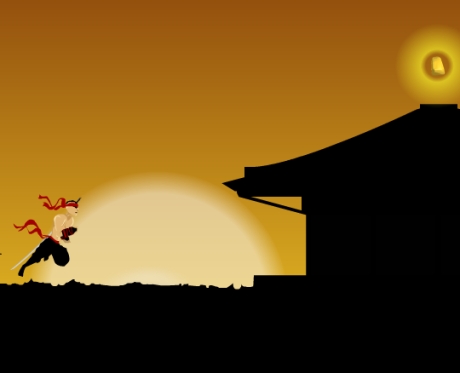 Гра Ніндзя вчиться бігати як в Сабвей Серф