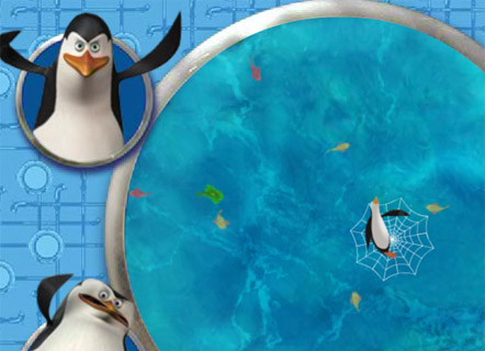 Гра Рибалка з пінгвінів Мадагаскару