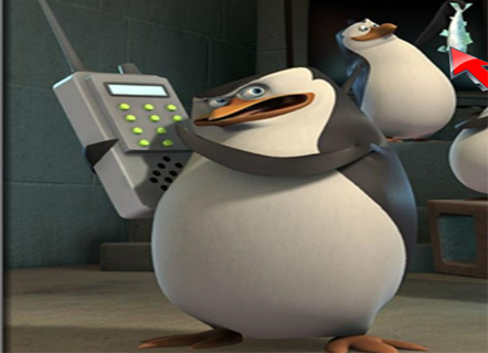 Гра Мадагаскар: пошук відмінностей з пінгвінами