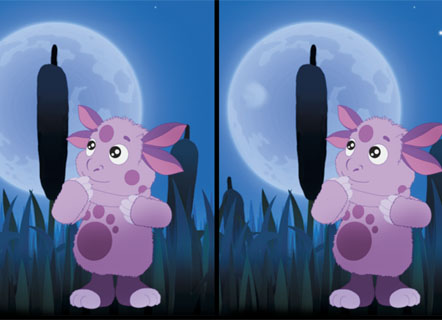 Гра Знайти відмінності: нічна прогулянка