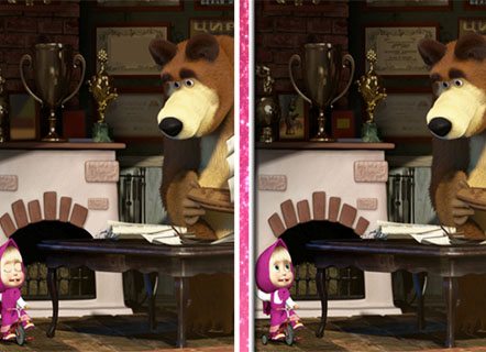 Гра В гостях у мишка: пошук відмінностей