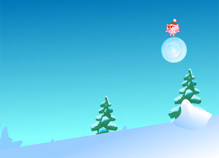 Гра Екстремальне катання Нюши з гірки