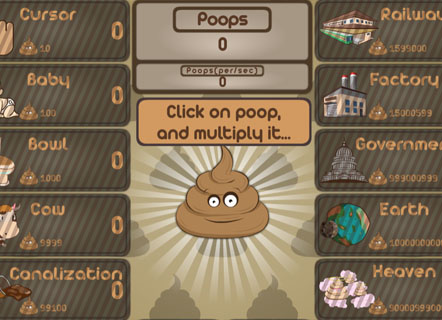 Гра Клікер какашка - грати онлайн безкоштовно