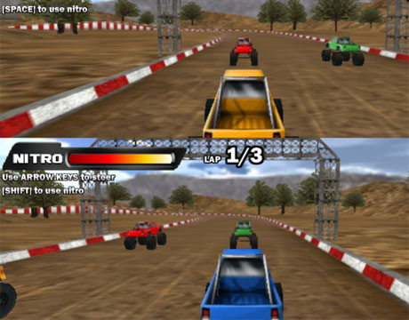 Гра 3д гонки на двох - грати онлайн безкоштовно