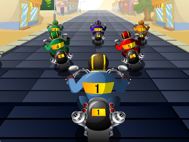 Гра Гонка на мотоциклах байкерських