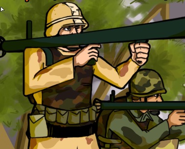 Гра Солдати з базукою