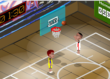 Гра Баскетбол в одну корзину