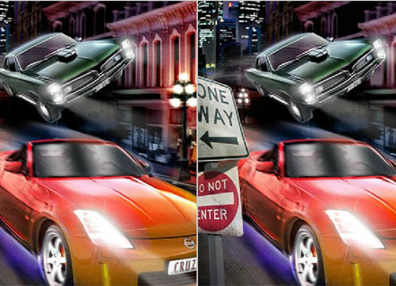 Гра Знайти відмінності у вуличній гонці