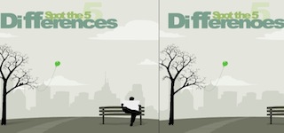 Гра Знайди відмінності на анімації