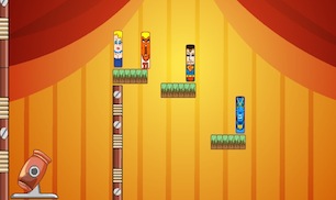 Гра Доміно з гарматою і фішками