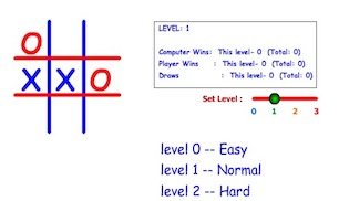 Гра Хрестики нулики з навчанням і рівнями