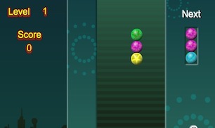 Гра Тетріс бульбашки з рівнями онлайн