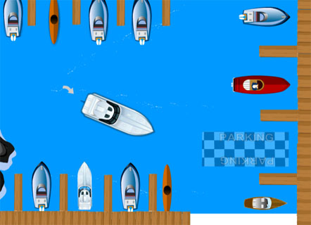 Гра Припаркувати катер