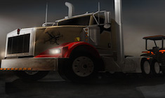 Гра Парковка вантажівки з причепом