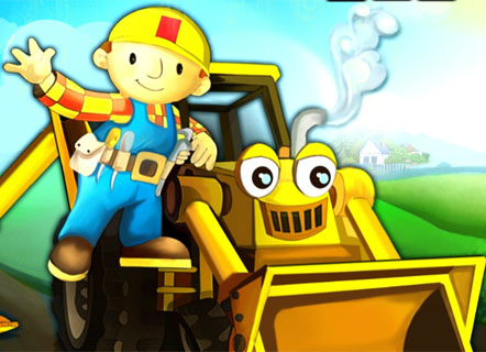 Гра Будівельник Боб ганяє на тракторі
