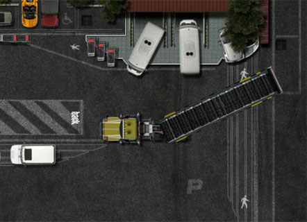 Гра Парковка далекобійником фури