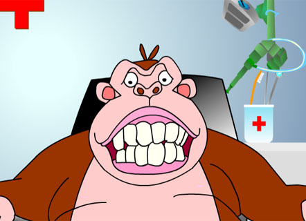 Гра Горила у стоматолога