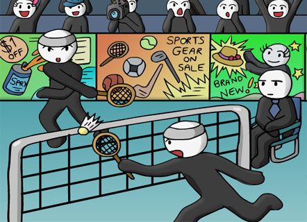 Гра Спортивні змагання з бадмінтону