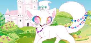 Гра Одягни принцесу кошенят