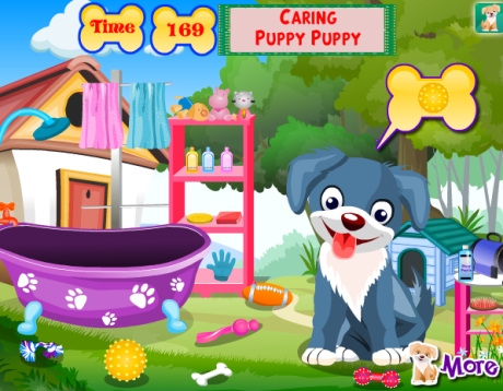 Гра Щенята для дівчаток