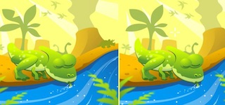 Гра Знайди відмінності у динозаврів