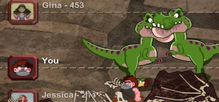 Гра Люди проти динозаврова