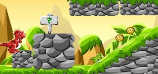 Гра Бродилка про динозаврів