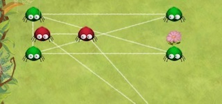 Гра Вчимо павучків мислити логічно